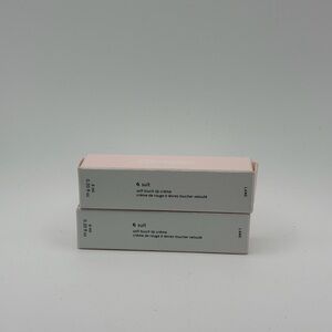 Glossier G suit Soft Touch Lip Cream 2 pack authentic new